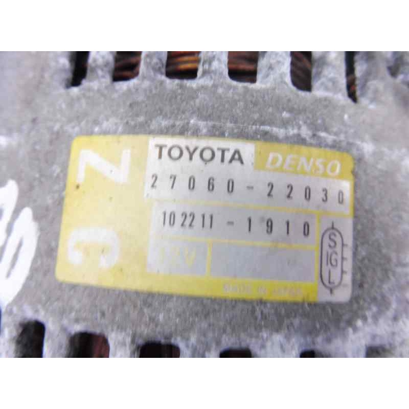 Recambio de alternador para toyota corolla (e12) 1.6 linea terra sedán referencia OEM IAM 2706022030 1022111910 