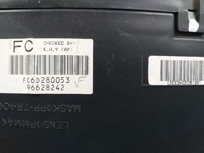 Recambio de cuadro instrumentos para chevrolet captiva 2.4 ls referencia OEM IAM 96628242 FC6D280053 