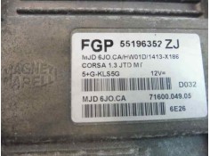 Recambio de centralita motor uce para opel corsa c silverline referencia OEM IAM 55196352ZJ 7160004905  2