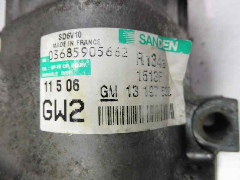 Recambio de compresor aire acondicionado para opel corsa c silverline referencia OEM IAM 13197538 03685905662 