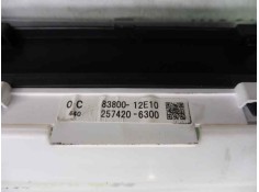 Recambio de cuadro instrumentos para toyota corolla (e12) 1.6 linea terra sedán referencia OEM IAM 8380012E10 2574206300  2