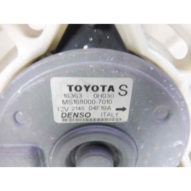 Recambio de electroventilador para toyota corolla (e12) 1.6 linea terra sedán referencia OEM IAM 163630H030 MS1680007591 MS16800