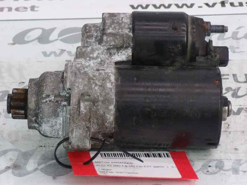 Recambio de motor arranque para audi a2 (8z) 1.6 fsi referencia OEM IAM 02T911023G 0001120400 