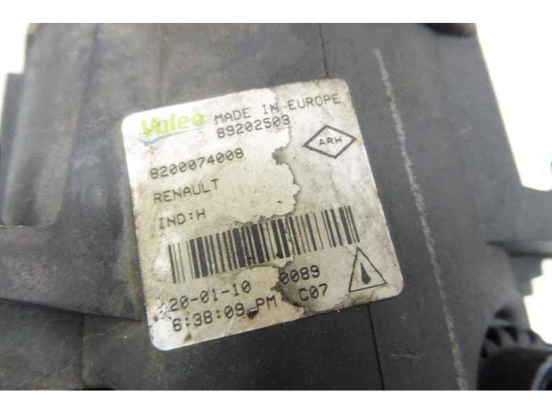 Recambio de faro antiniebla derecho para renault scenic ii grand dynamique referencia OEM IAM 8200074008 89202503 
