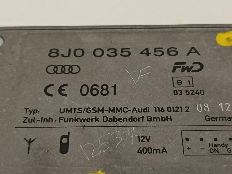 Recambio de amplificador para audi a7 sportback (4ga) 3.0 tdi quattro referencia OEM IAM 8J0035456A  