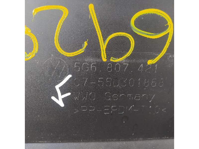 Recambio de paragolpes trasero para volkswagen golf vii lim. sport bluemotion referencia OEM IAM 5G6807421 5G6807568D 