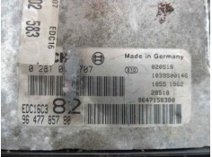 Recambio de centralita motor uce para peugeot 206 berlina xt referencia OEM IAM 9647785780 0281010707  2