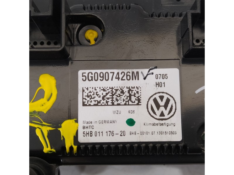 Recambio de mando calefaccion / aire acondicionado para volkswagen golf vii lim. edition bluemotion referencia OEM IAM 5G0907426