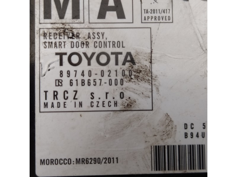 Recambio de modulo electronico para toyota auris hybrid active business plus referencia OEM IAM 8974002100  