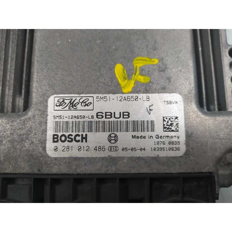 Recambio de centralita motor uce para ford focus berlina (cap) sport referencia OEM IAM 5M5112A650LB 0281012486 