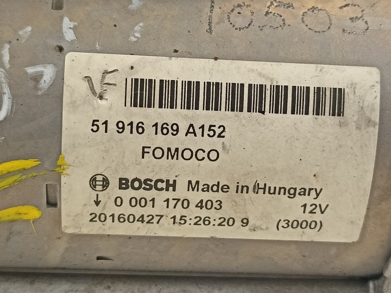 Recambio de motor arranque para ford ka (ccu) titanium+ referencia OEM IAM 51916169A152  