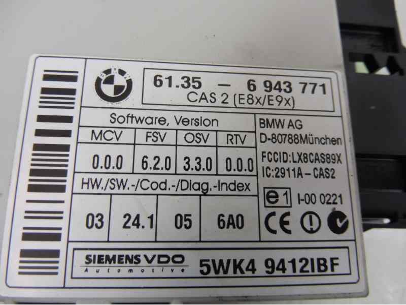 Recambio de no identificado para bmw serie 1 berlina (e81/e87) 118d referencia OEM IAM 61356943771 5WK49412IBF 