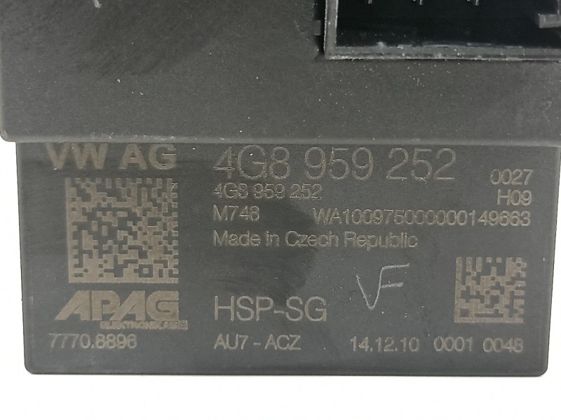 Recambio de modulo electronico para audi a7 sportback (4ga) 3.0 tdi quattro referencia OEM IAM 4G8959252  