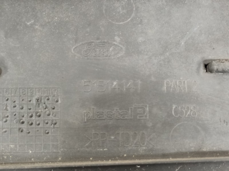 Recambio de rejilla paragolpes delantero para ford ka (ccu) titanium+ referencia OEM IAM 735437417 735437417 