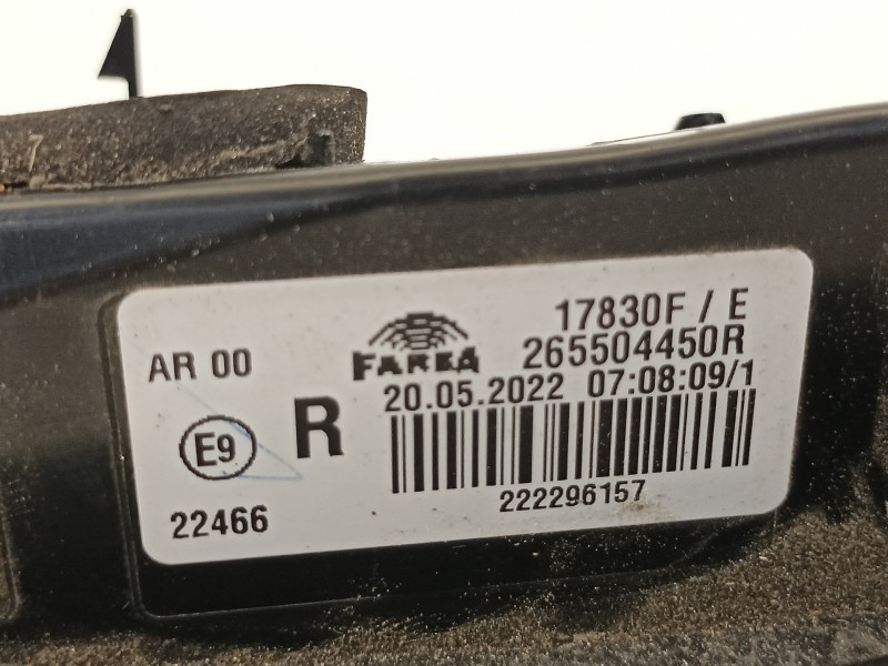 Recambio de piloto trasero derecho para renault clio v intens referencia OEM IAM 265504450R  