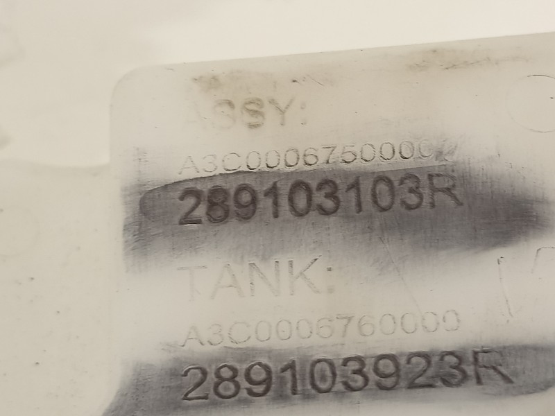 Recambio de deposito limpia para renault clio v intens referencia OEM IAM 289103923R 289103923R 289159903R