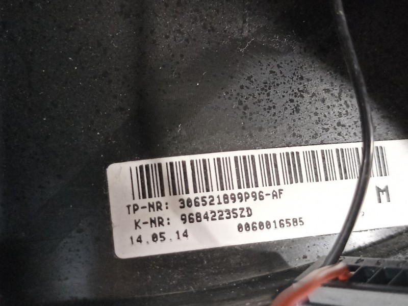 Recambio de volante para citroën c3 collection referencia OEM IAM 96842235ZD 96842235ZD 