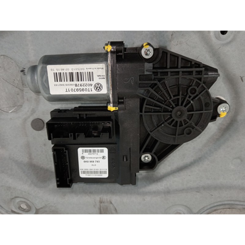 Recambio de elevalunas delantero izquierdo para volkswagen caddy ka/kb (2c) comfortline bluemotion referencia OEM IAM 1T0837755M