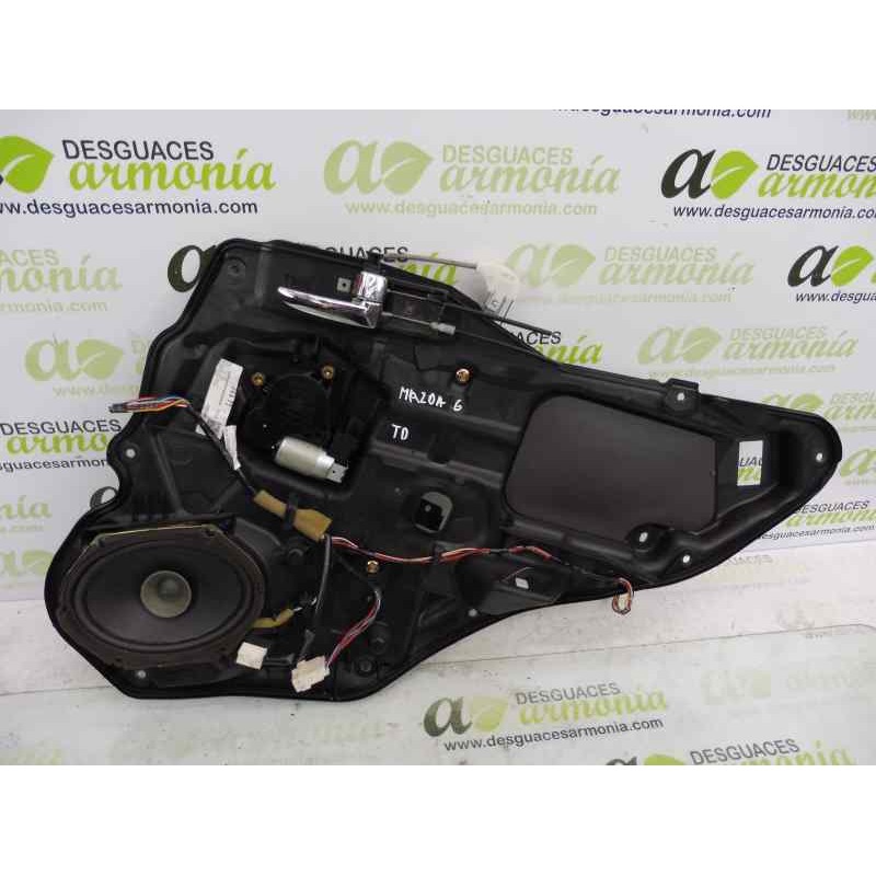 Recambio de elevalunas trasero derecho para mazda 6 berlina (gg) 2.0 crtd 136 active (4-ptas.) referencia OEM IAM GJ6A7297XJ  