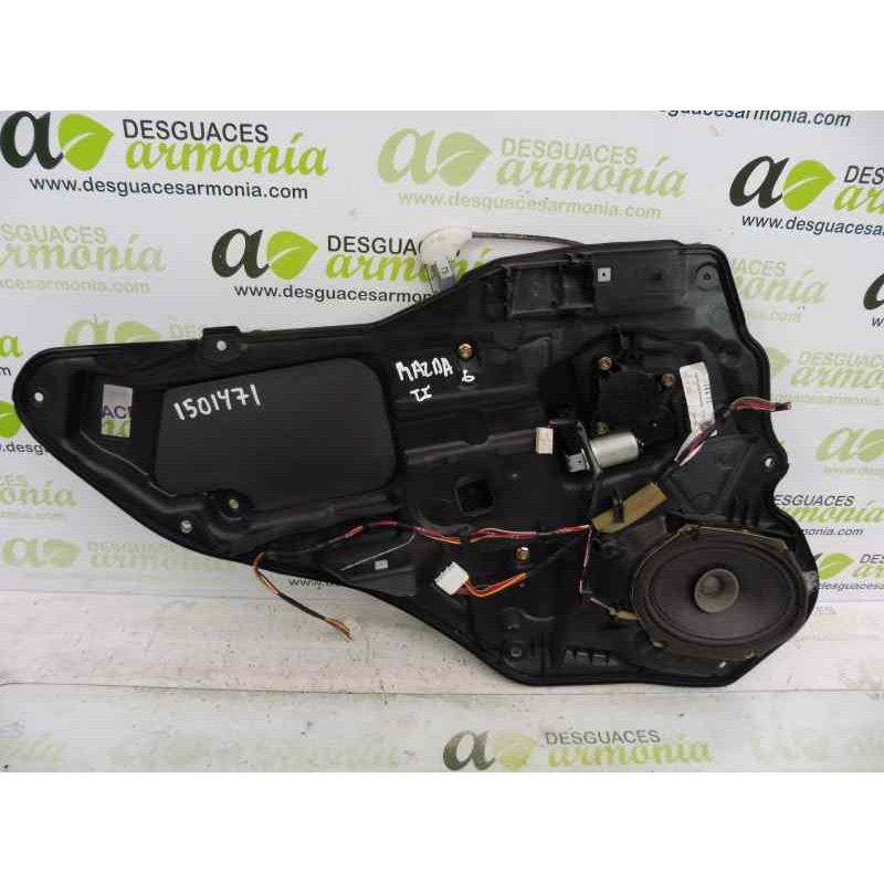 Recambio de elevalunas trasero izquierdo para mazda 6 berlina (gg) 2.0 crtd 136 active (5-ptas.) referencia OEM IAM GJ6A7397XJ  