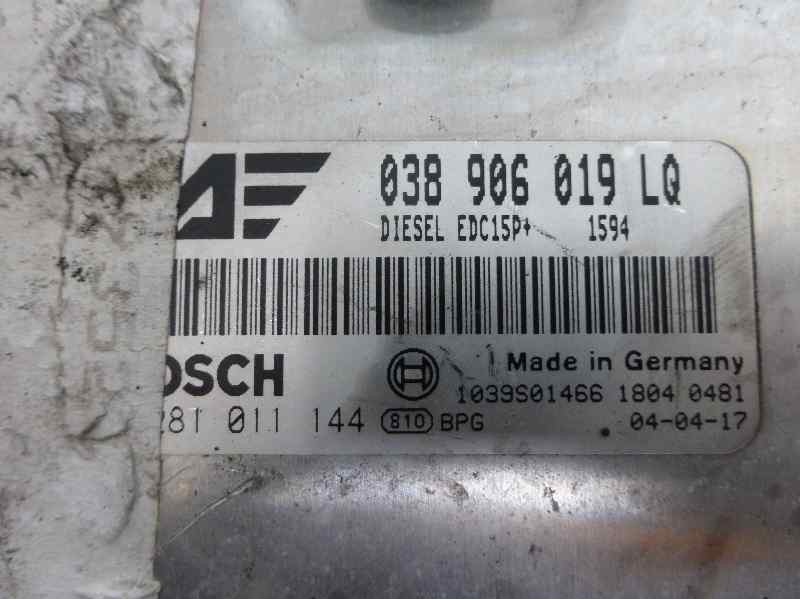 Recambio de centralita motor uce para seat alhambra (7v9) kids referencia OEM IAM 038906019LQ 0281011144 