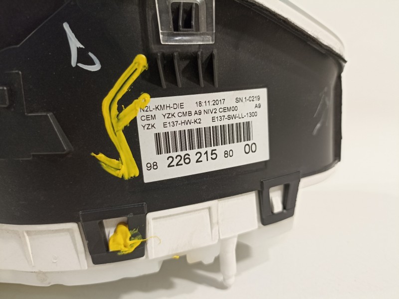 Recambio de cuadro instrumentos para peugeot 2008 (--.2013) active referencia OEM IAM 9822621580  