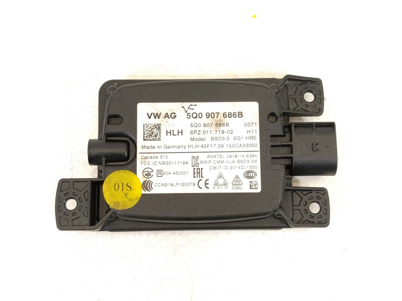 Recambio de modulo electronico para toyota auris hybrid active business plus referencia OEM IAM 5Q0907686B  