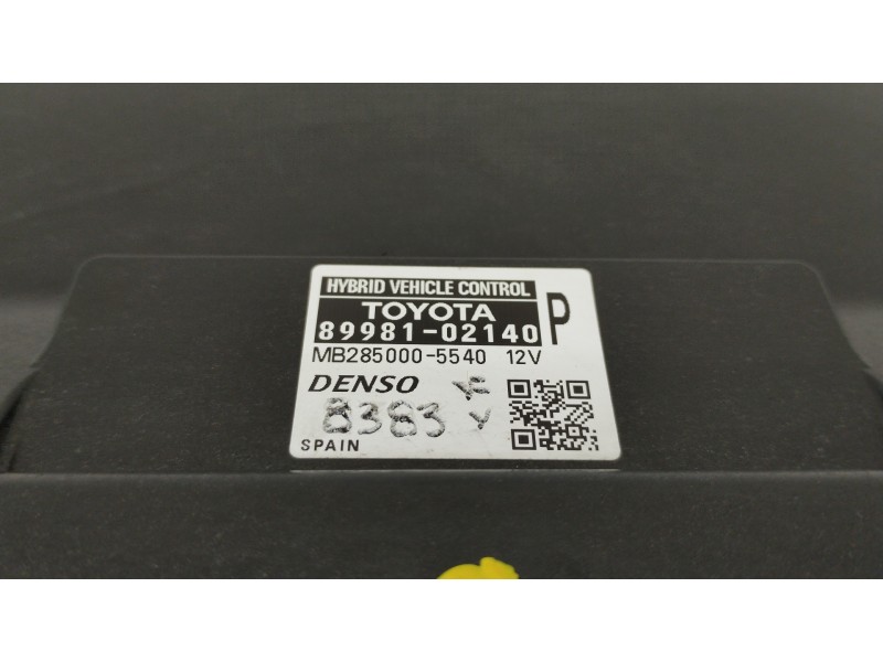 Recambio de modulo electronico para toyota auris hybrid active business plus referencia OEM IAM 8998102140 MB2850005540 