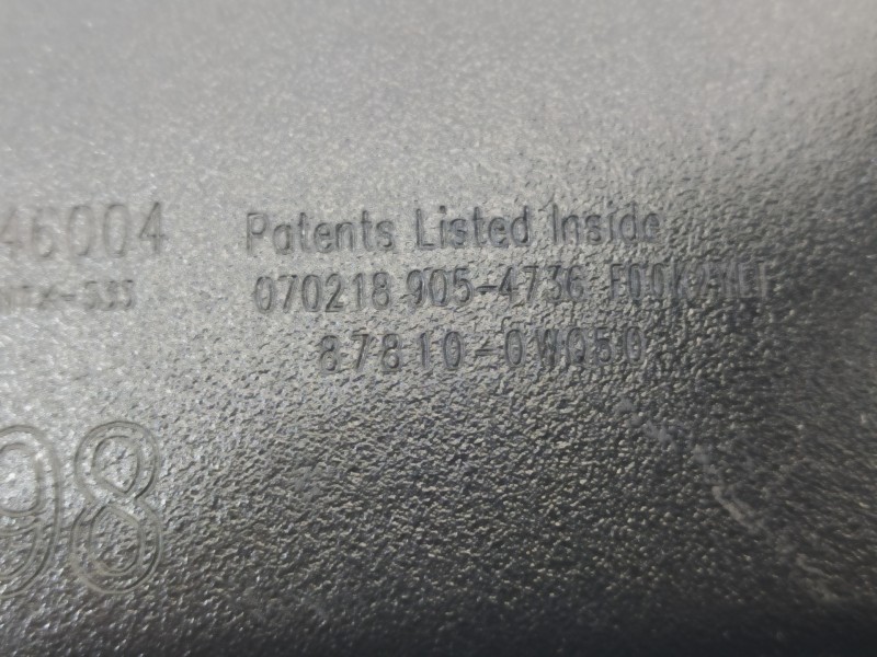 Recambio de espejo interior para toyota auris hybrid active business plus referencia OEM IAM 878100WQ50  