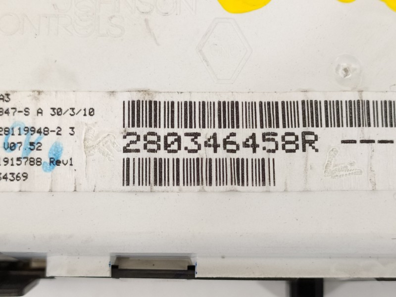 Recambio de pantalla multifuncion para renault megane iii berlina 5 p dynamique referencia OEM IAM 280346458R  