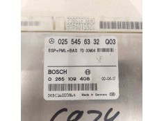 Recambio de centralita abs para mercedes-benz clase e (w210) berlina 320 4-matic (210.082) referencia OEM IAM 0255456332 0265109 2