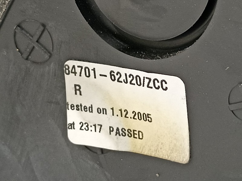 Recambio de retrovisor derecho para suzuki swift berlina (mz) gl (3-ptas.) referencia OEM IAM 8470162J20  