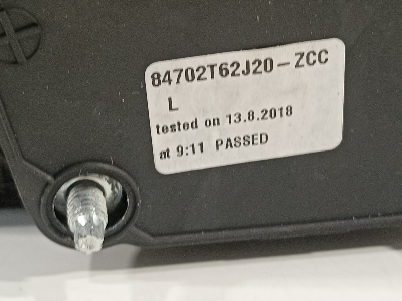 Recambio de retrovisor izquierdo para suzuki swift berlina (mz) gl (3-ptas.) referencia OEM IAM 84702T62J20  