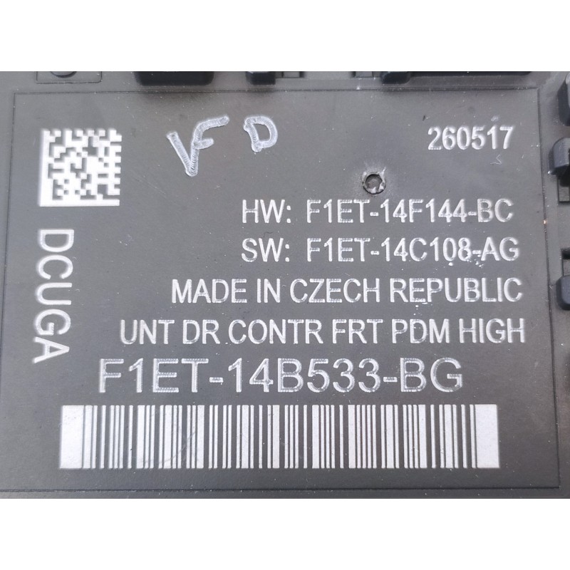 Recambio de modulo confort para ford kuga (cbs) st-line 2wd referencia OEM IAM F1ET14B533BG F1ET14F144BC F1ET14C108AG