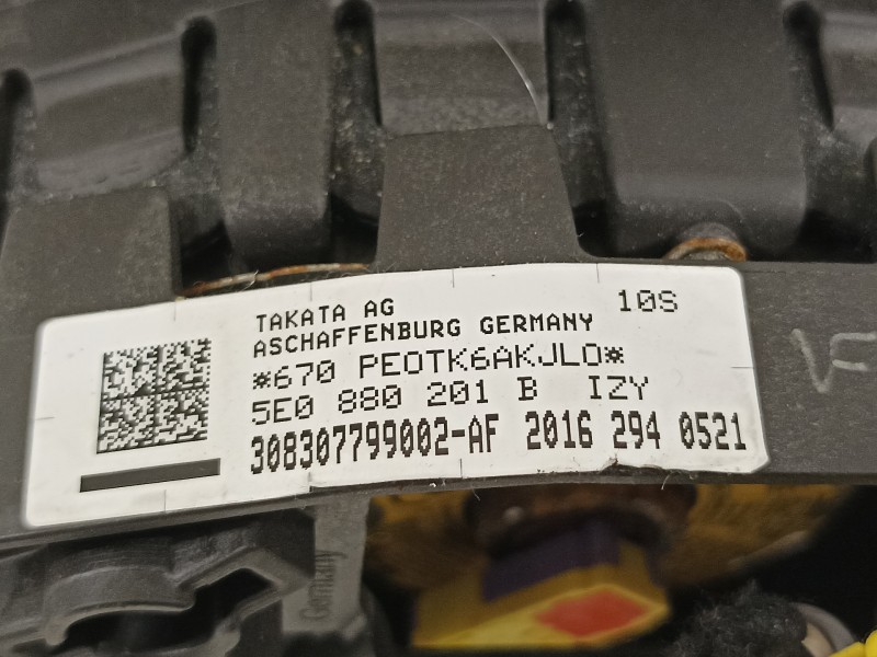 Recambio de airbag delantero izquierdo para skoda octavia combi (5e5) 2.0 tdi referencia OEM IAM 5E0880201B  