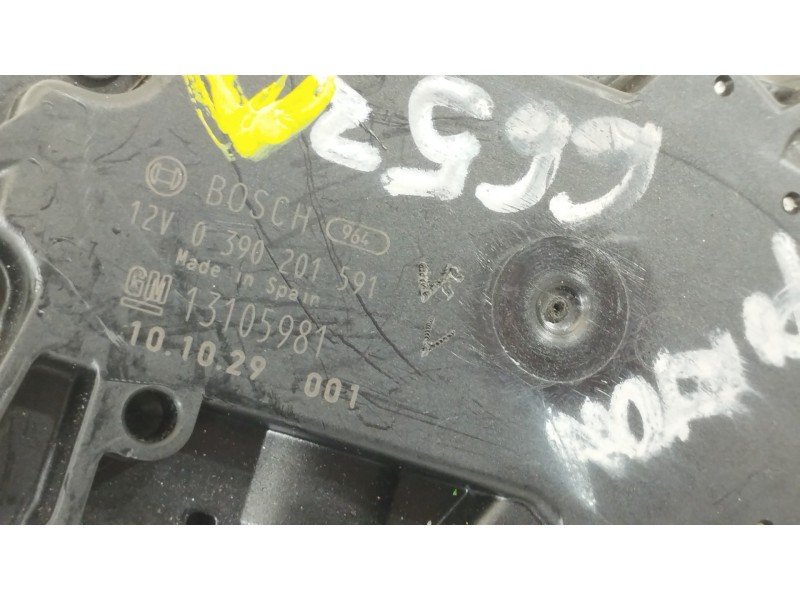 Recambio de motor limpia trasero para opel astra gtc 1.6 16v referencia OEM IAM 13105981 0390201591 