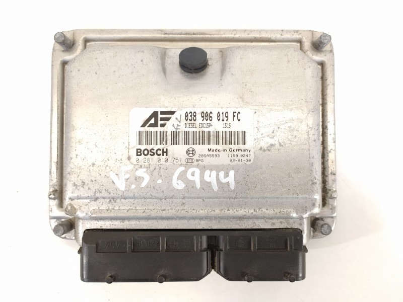 Recambio de centralita motor uce para seat alhambra (7v9) stella referencia OEM IAM 038906019FV 0281010751  Recambio de centralita motor uce para seat alhambra (7v9) stella referencia OEM IAM 038906019FV 0281010751