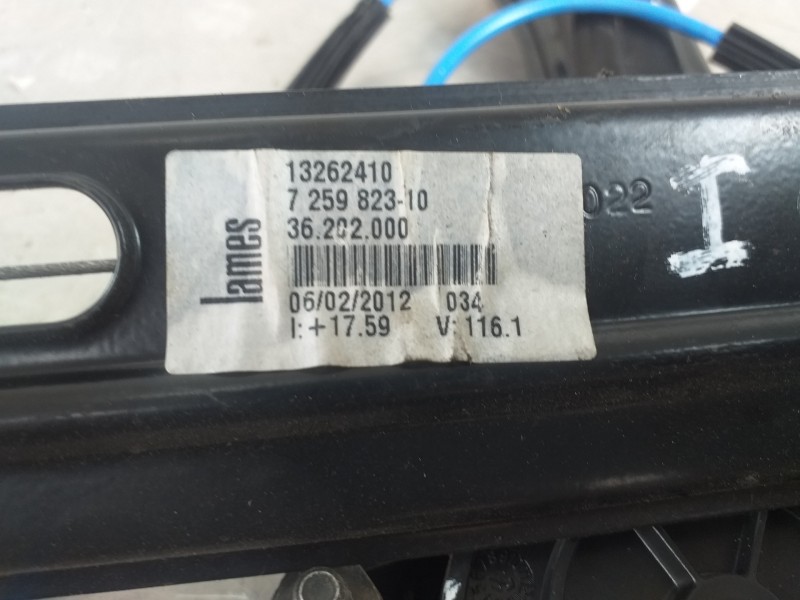 Recambio de elevalunas delantero izquierdo para bmw serie 3 lim. (f30) 320d referencia OEM IAM 7259823  