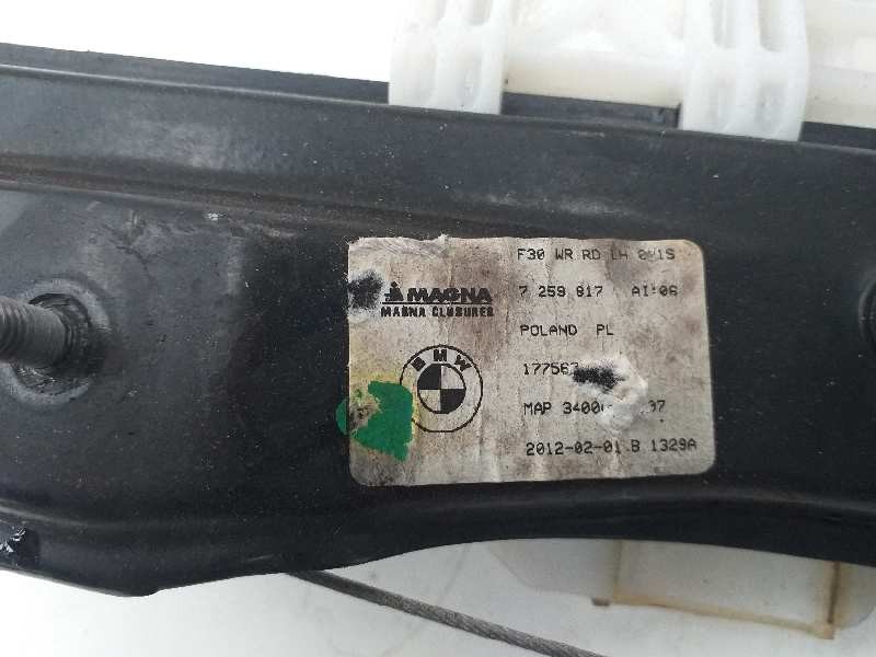 Recambio de elevalunas trasero izquierdo para bmw serie 3 lim. (f30) 320d referencia OEM IAM 7259817 M13970A00 