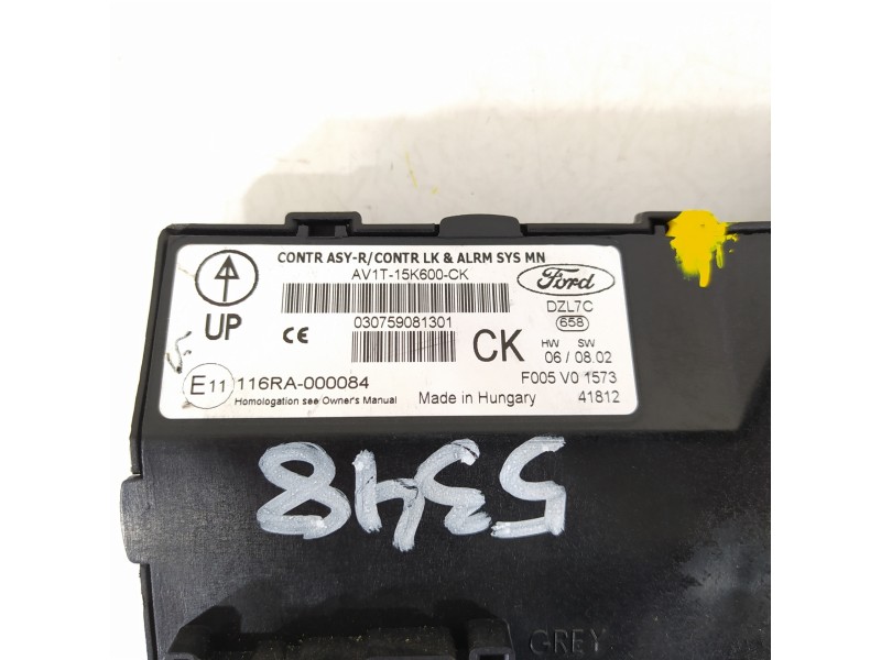 Recambio de modulo electronico para ford fiesta (ccn) titanium referencia OEM IAM AV1T15K600CK 030759081301 