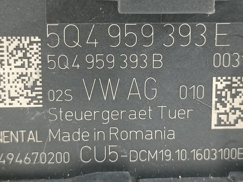 Recambio de modulo electronico para skoda octavia combi (5e5) 2.0 tdi referencia OEM IAM 5Q4959393E  