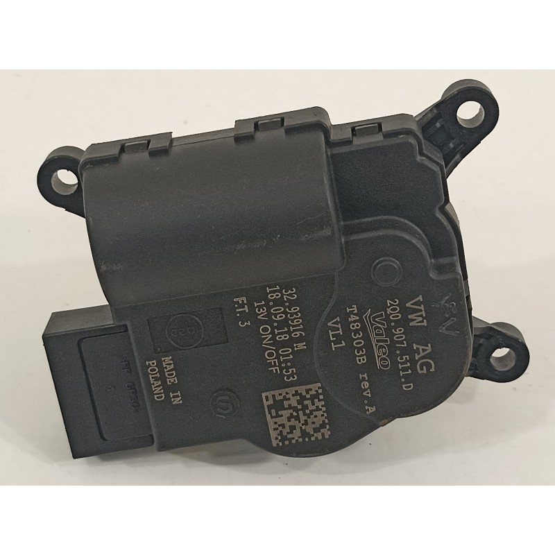 Recambio de motor apertura trampillas climatizador para volkswagen touran (5t1) advance bmt referencia OEM IAM 2Q0907511D T48303