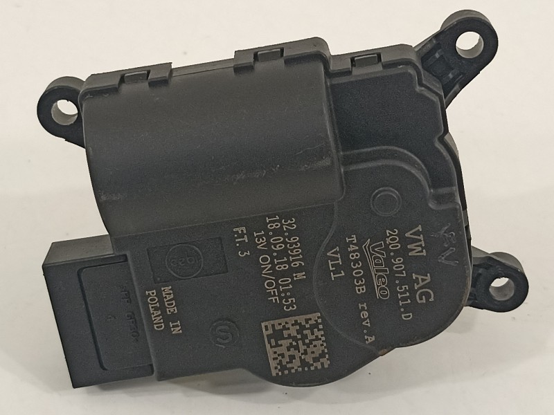 Recambio de motor apertura trampillas climatizador para volkswagen touran (5t1) advance bmt referencia OEM IAM 2Q0907511D T48303