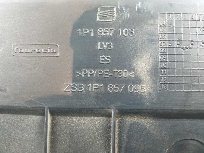 Recambio de guantera para seat leon (1p1) stylance / style referencia OEM IAM 1P1857103 1P1857095 
