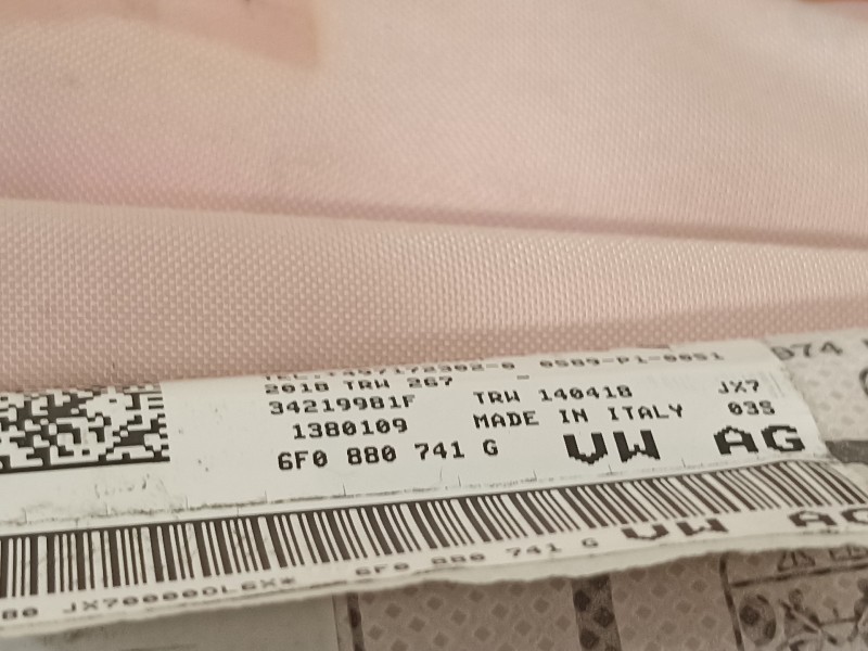 Recambio de airbag lateral delantero izquierdo para seat ibiza (kj1) reference referencia OEM IAM 6F0880741G 34219981F 