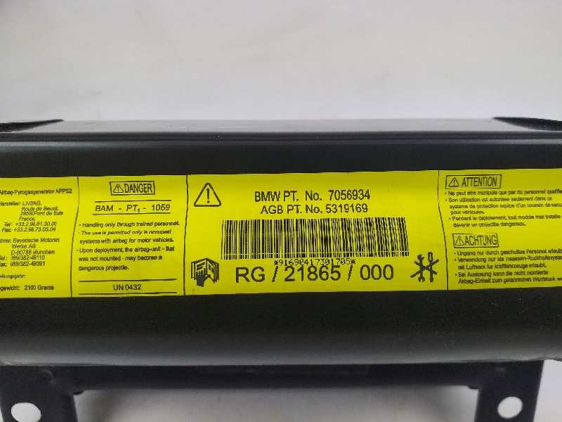 Recambio de kit airbag para mini mini (r50,r53) cooper referencia OEM IAM 676036604 3169332400T 7056934