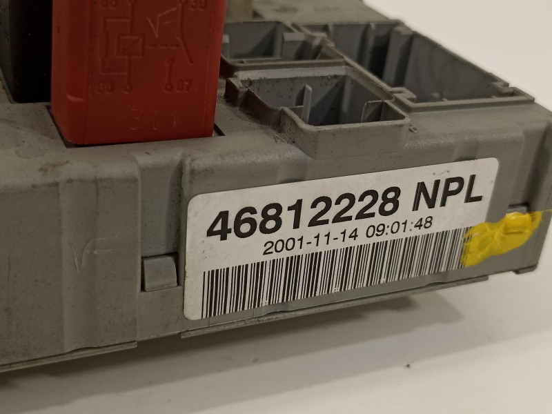 Recambio de caja reles / fusibles para fiat doblo (119) 1.9 jtd elx / dynamic referencia OEM IAM 46552681CPL 46812228NPL 