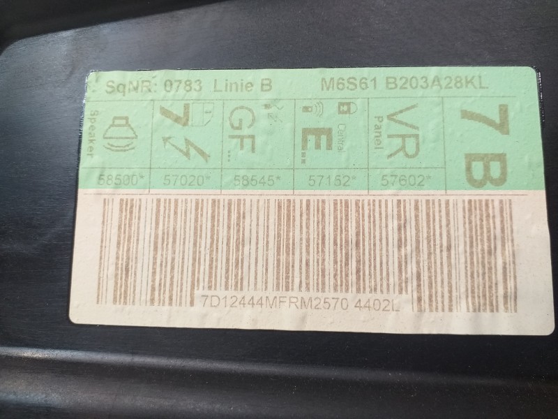 Recambio de elevalunas delantero derecho para ford fiesta (cbk) ambiente referencia OEM IAM 6S61B203A28KL 2S51B045H16A 2S5114553