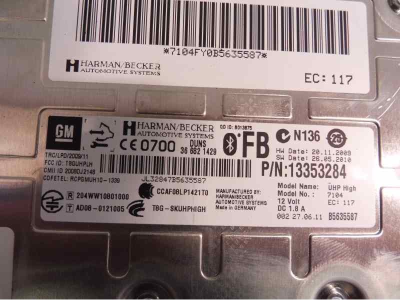 Recambio de no identificado para opel astra j lim. enjoy referencia OEM IAM 13353284  