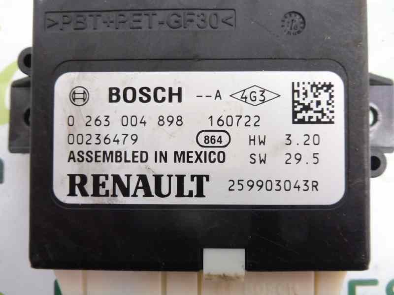 Recambio de modulo electronico para renault megane iv sport tourer k9a3 referencia OEM IAM 259903043R  